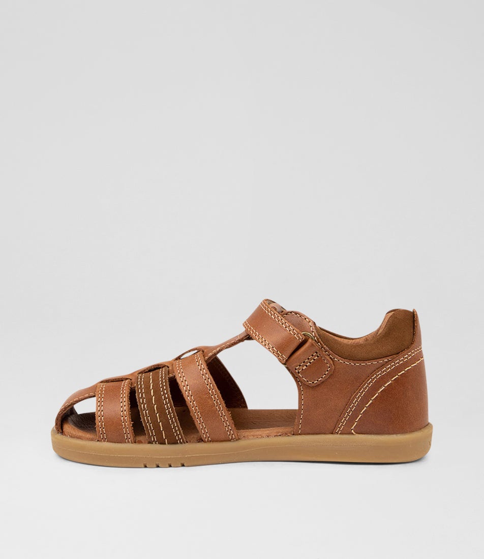 Bobux Kp Roam Junior Caramel Leather Flat Shoes