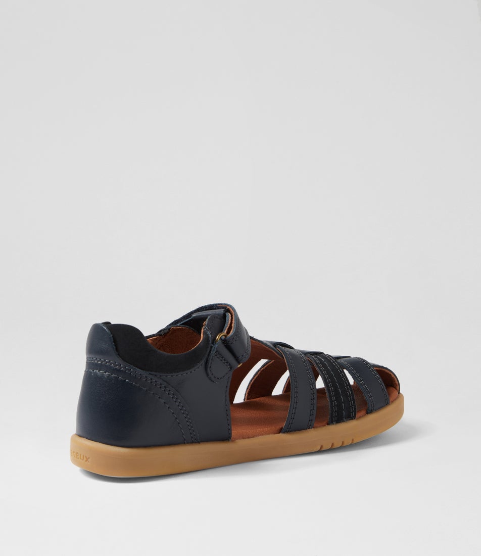 Bobux Kp Roam Junior Navy Leather Flat Shoes