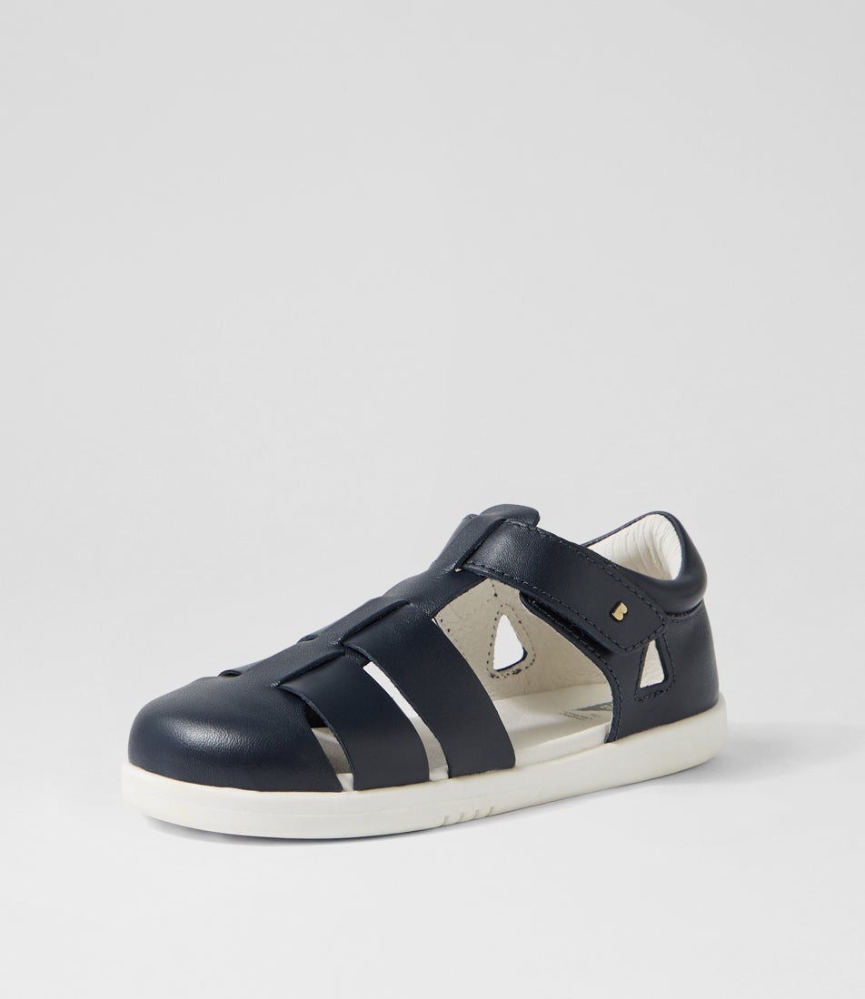 Bobux Kp Tidal Junior Navy Leather Sandals