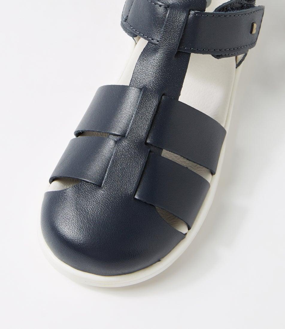 Bobux Kp Tidal Junior Navy Leather Sandals
