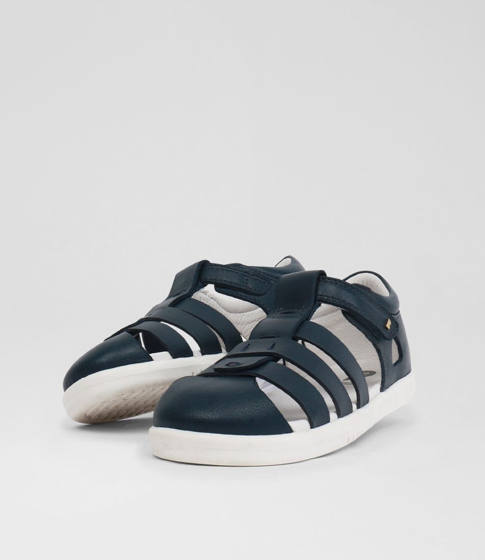 Bobux Kp Tidal Junior Navy Navy Leather Sandals