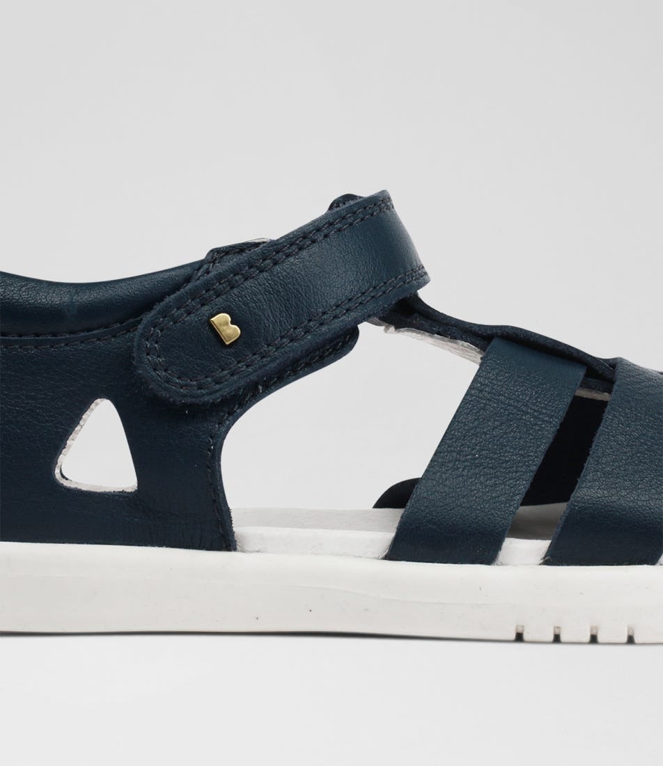 Bobux Kp Tidal Junior Navy Navy Leather Sandals