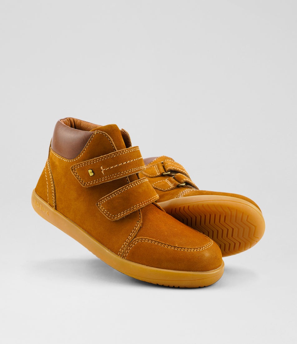 Bobux Kp Timber Junior Mustard Suede Ankle Boots