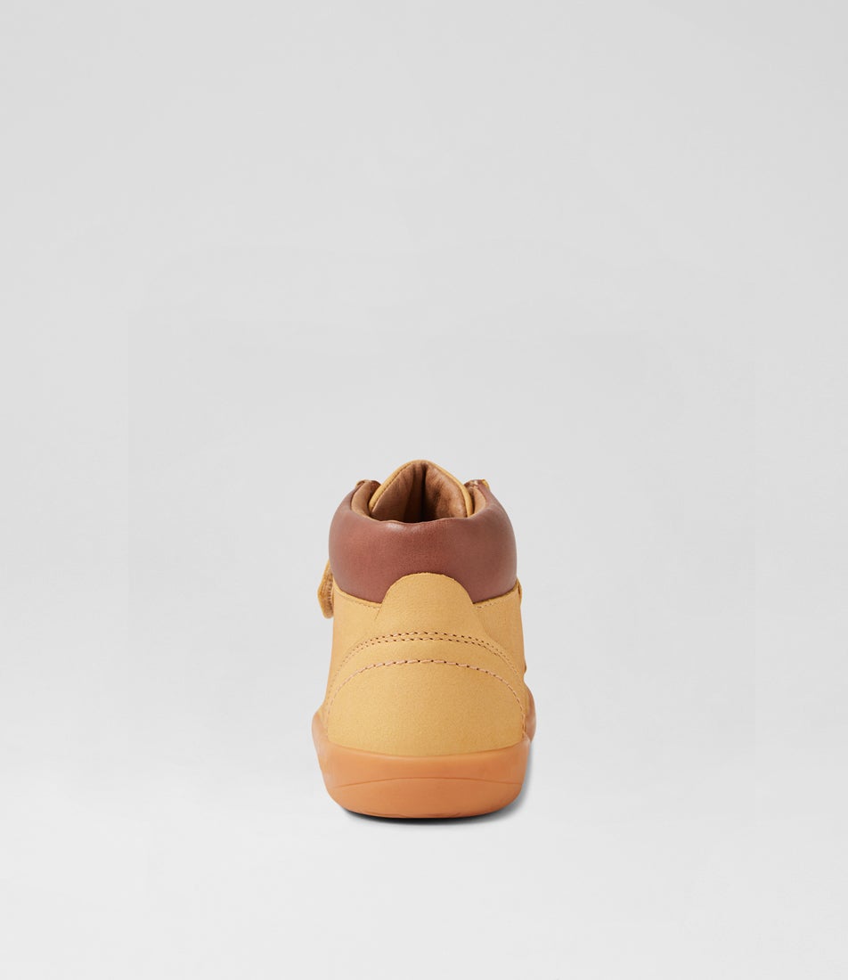 Bobux Kp Timber Junior Oak Buff Nubuck Ankle Boots