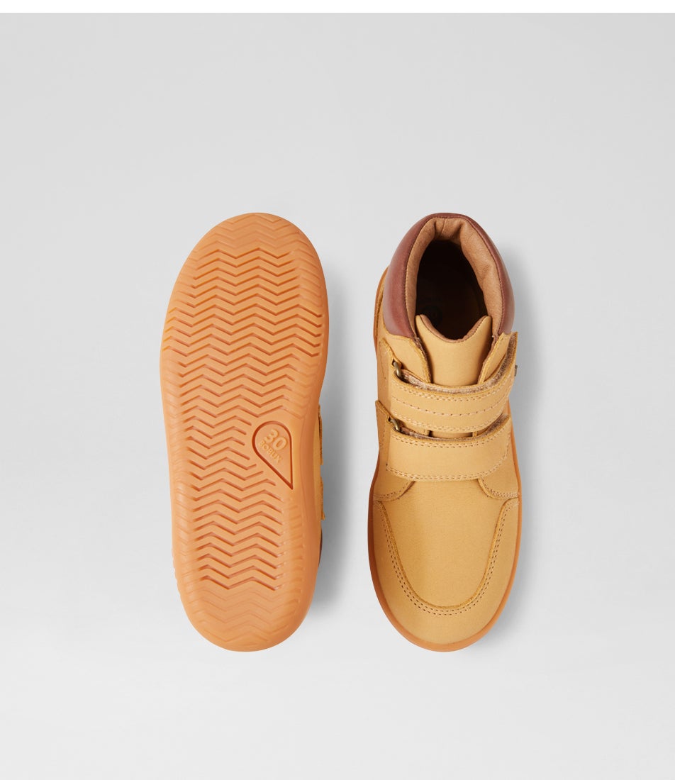 Bobux Kp Timber Junior Oak Buff Nubuck Ankle Boots