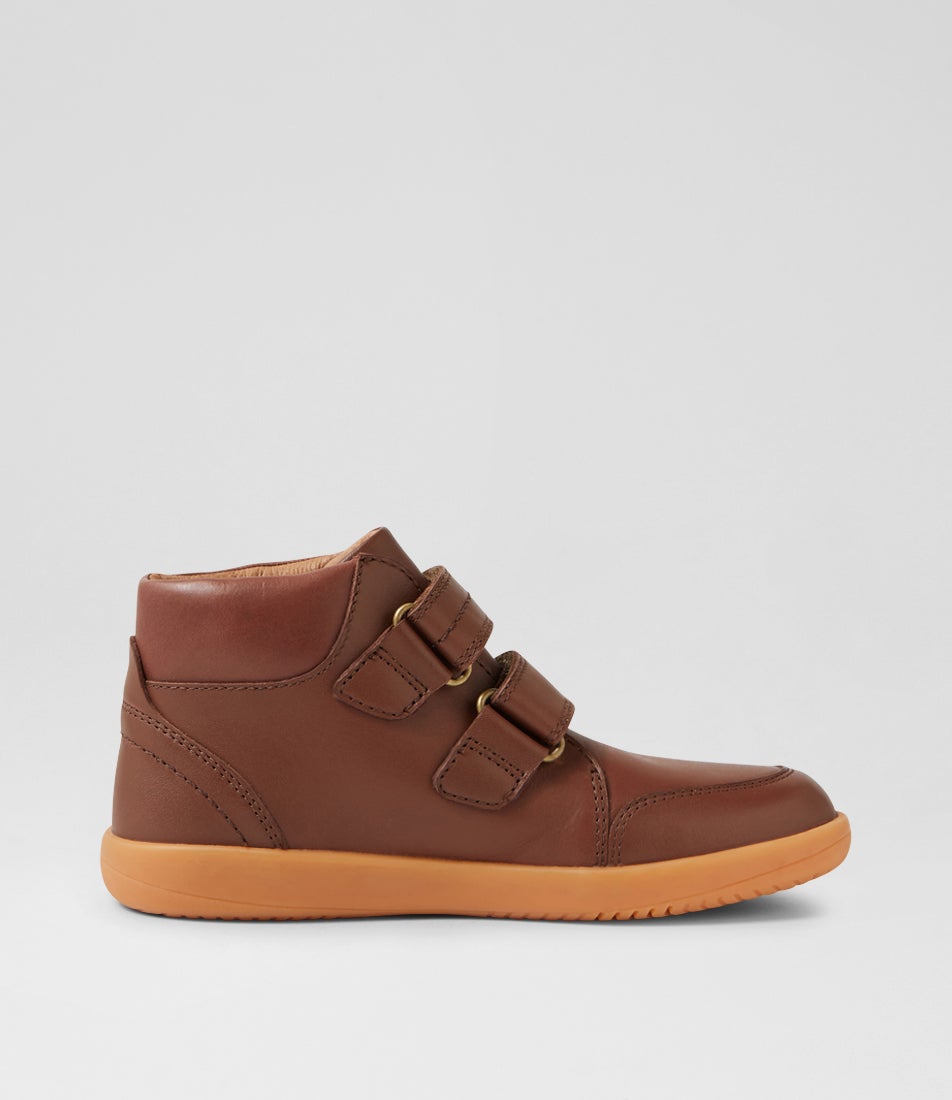 Bobux Kp Timber Junior Toffee Leather Ankle Boots