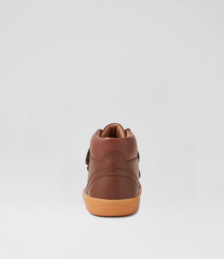 Bobux Kp Timber Junior Toffee Leather Ankle Boots