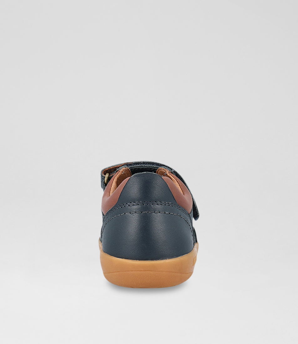 Bobux Kp Timber Low Junior Navy Leather Sneakers