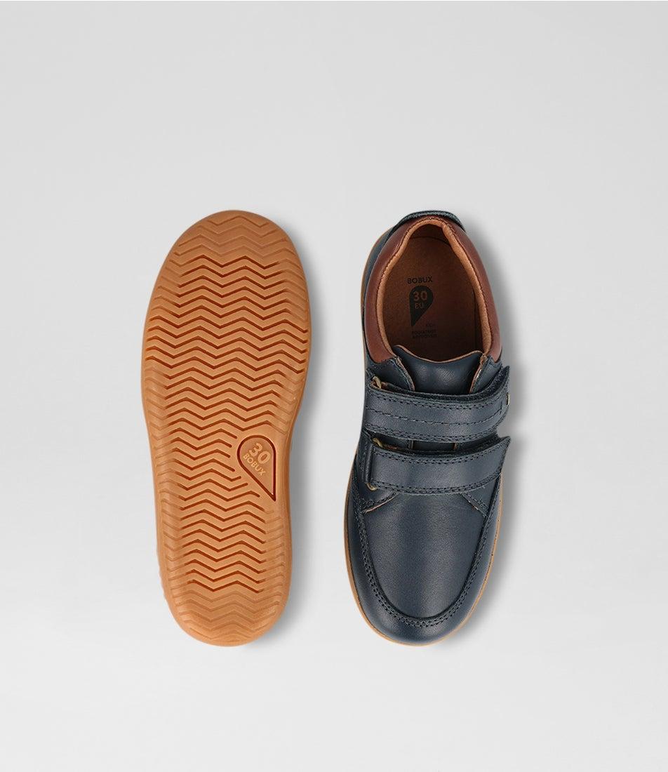 Bobux Kp Timber Low Junior Navy Leather Sneakers