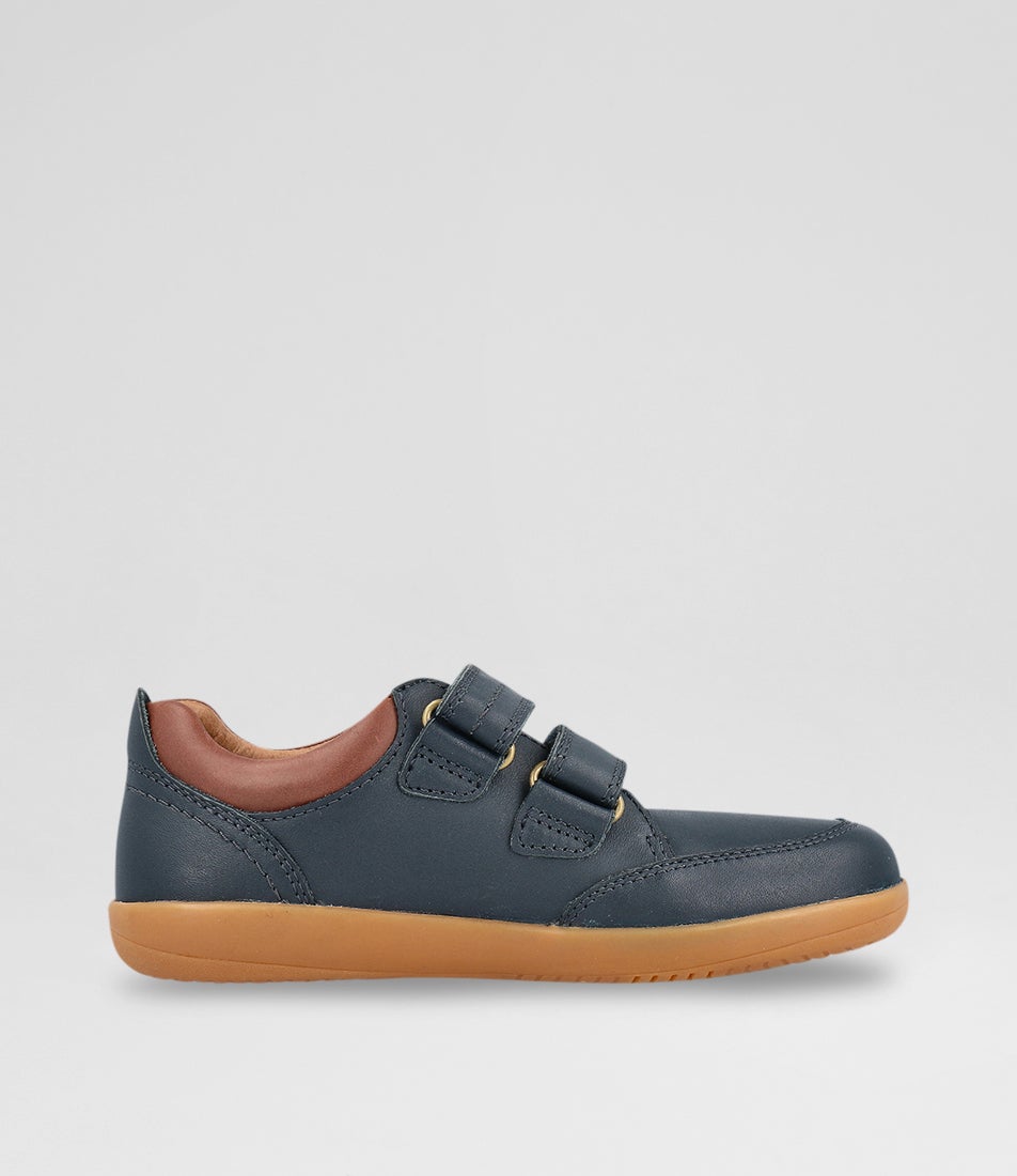 Bobux Kp Timber Low Junior Navy Leather Sneakers