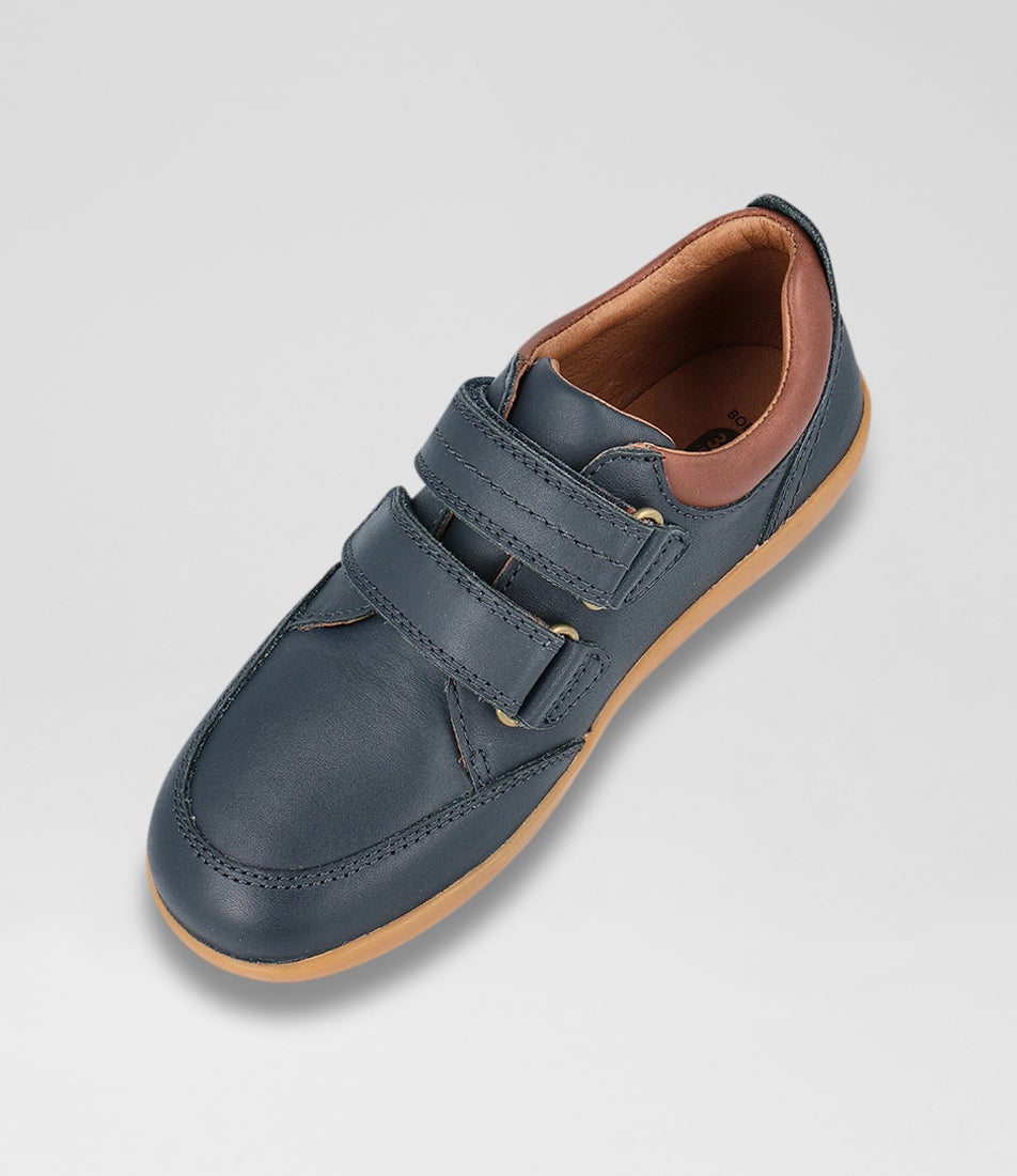 bobux Kp Timber Low Junior Navy Leather Sneakers