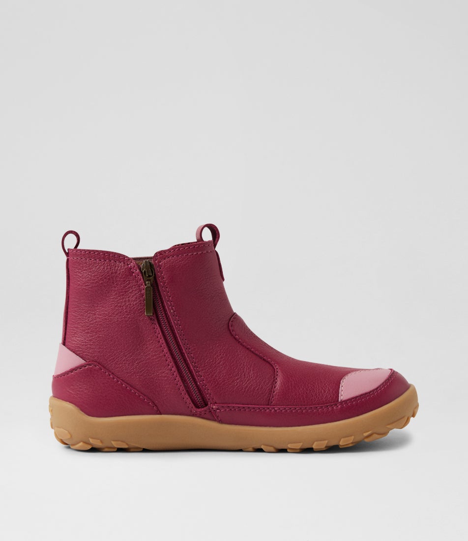 Bobux Kp Trail Beaujolias Leather Ankle Boots