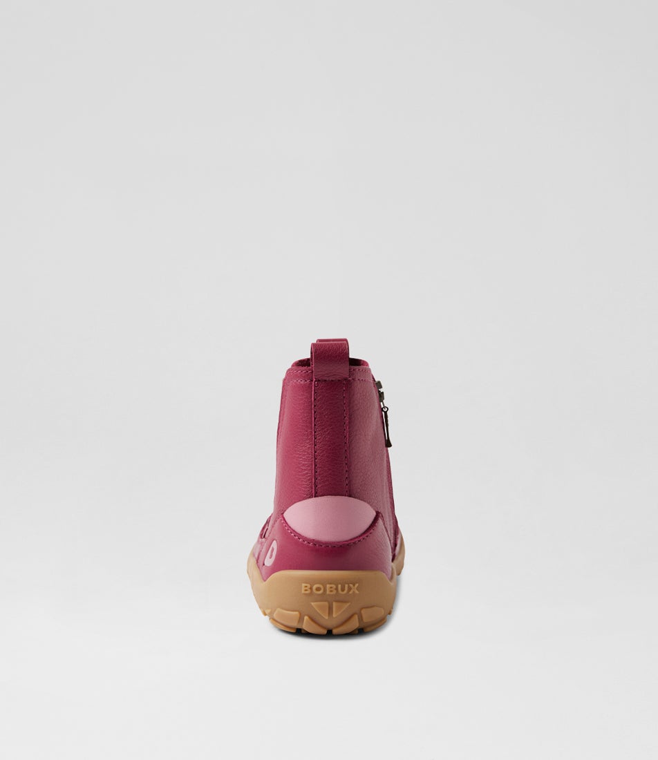 Bobux Kp Trail Beaujolias Leather Ankle Boots