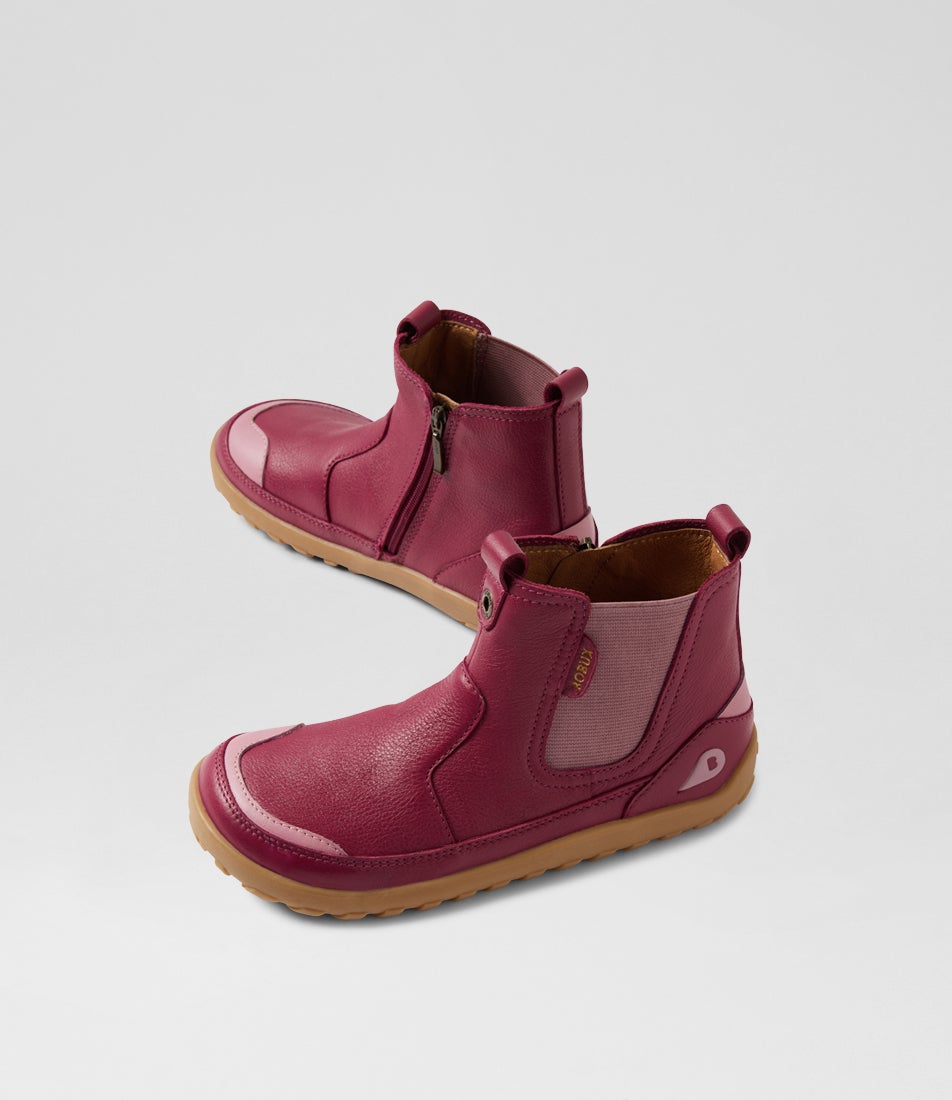 bobux Kp Trail Beaujolias Leather Ankle Boots