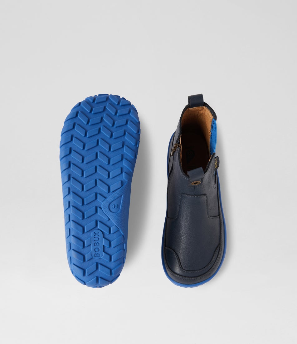 Bobux Kp Trail Navy Leather Ankle Boots