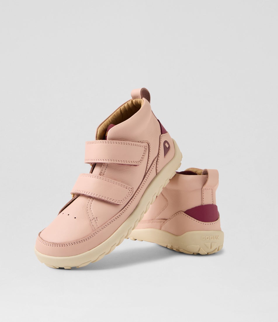 bobux Kp Trek Cameo Rose Leather Ankle Boots