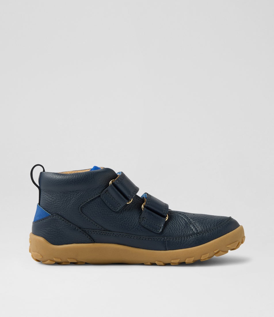 Bobux Kp Trek Navy Leather Ankle Boots