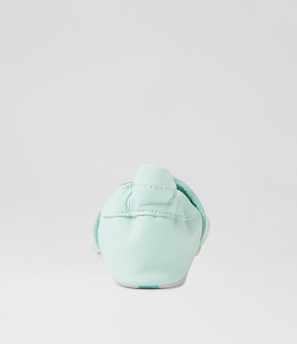 Bobux Ss Bubbles Birds Egg Leather Flat Shoes