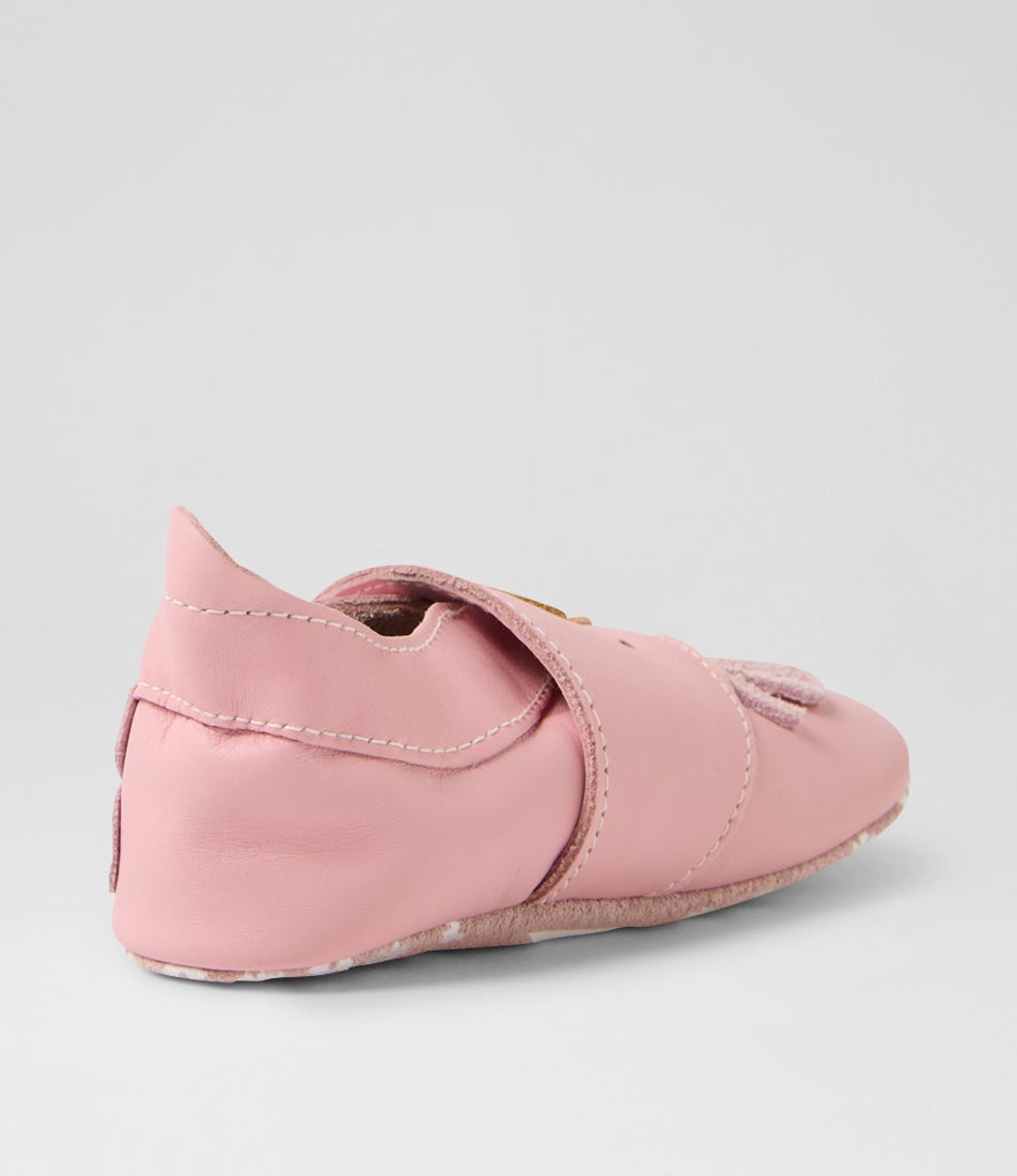 Bobux Ss Chickie Infant Blossom Leather Flat Shoes