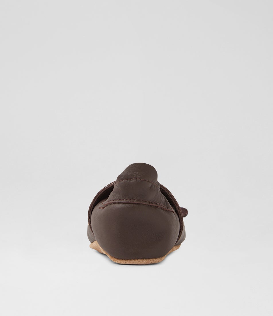 Bobux Ss Cub Infant Chocolate Leather Flat Shoes