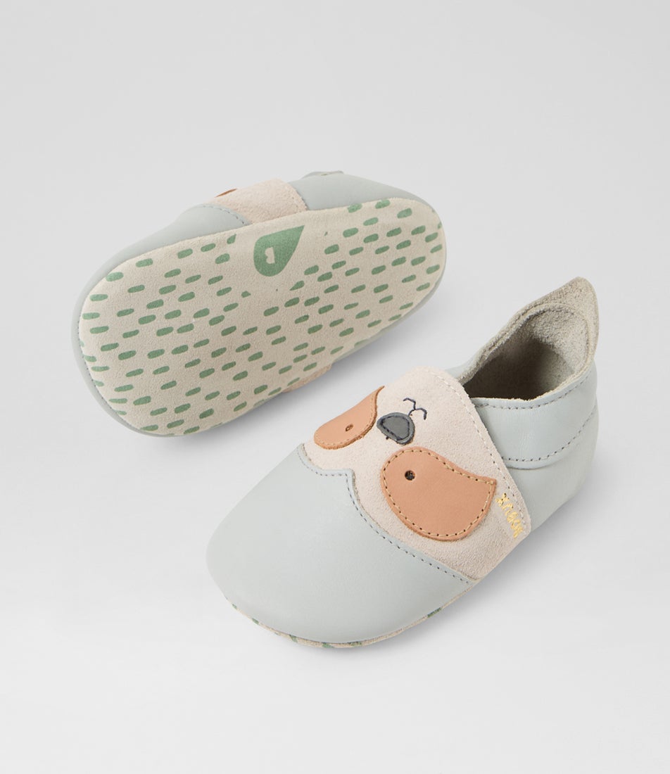 Bobux Ss Dozy Infant Stone Leather Flat Shoes