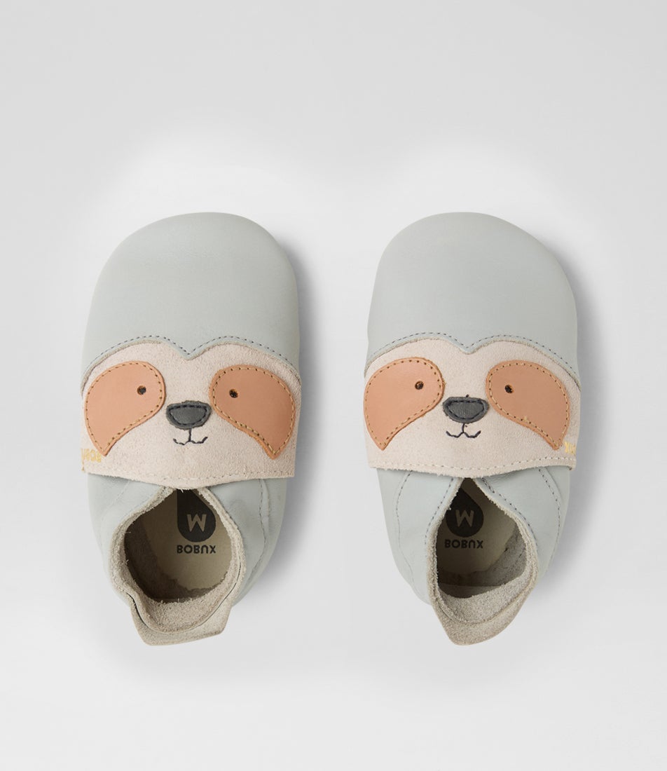 bobux Ss Dozy Infant Stone Leather Flat Shoes