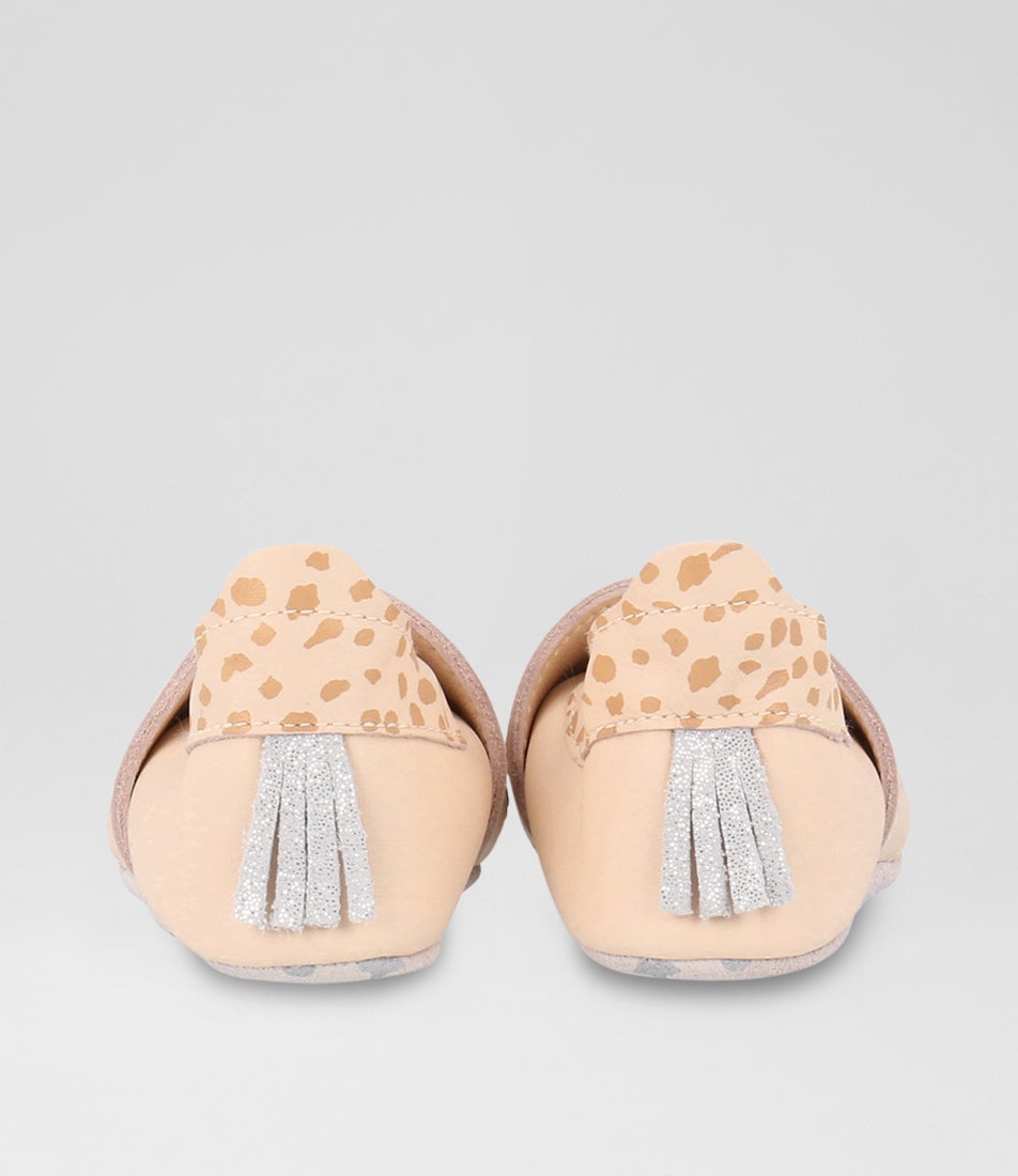 Bobux Ss Dream Infant Oat Leather Flat Shoes