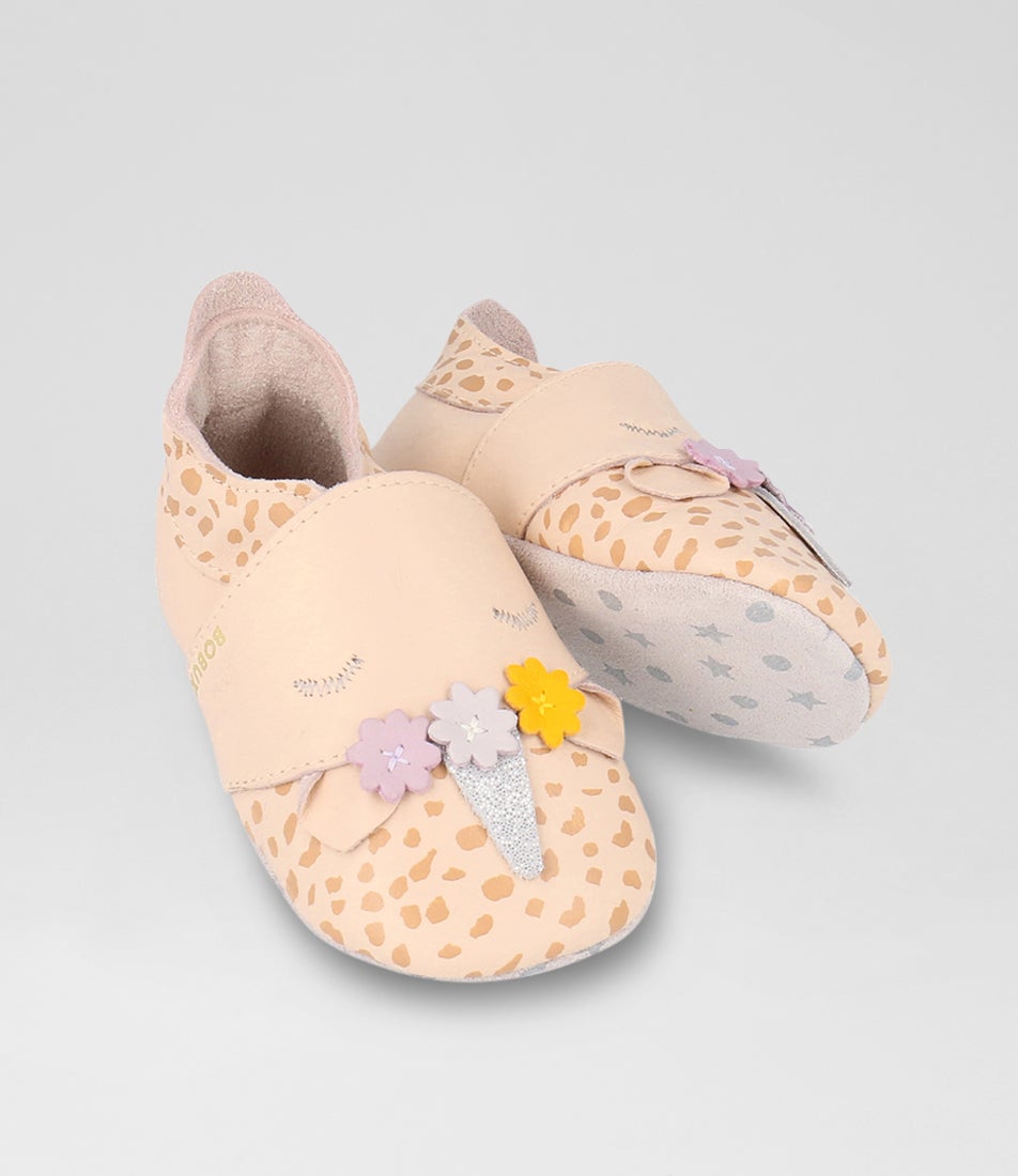 Bobux Ss Dream Infant Oat Leather Flat Shoes