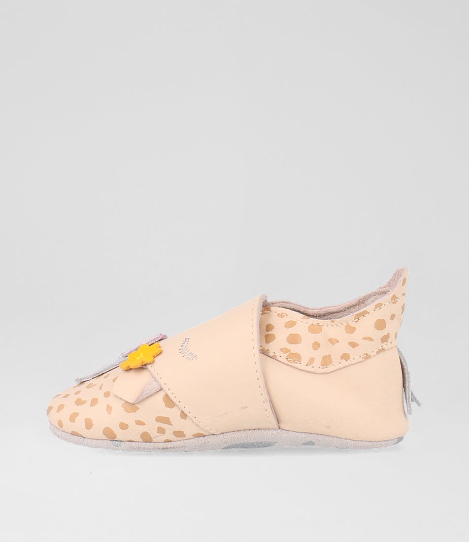 Bobux Ss Dream Infant Oat Leather Flat Shoes