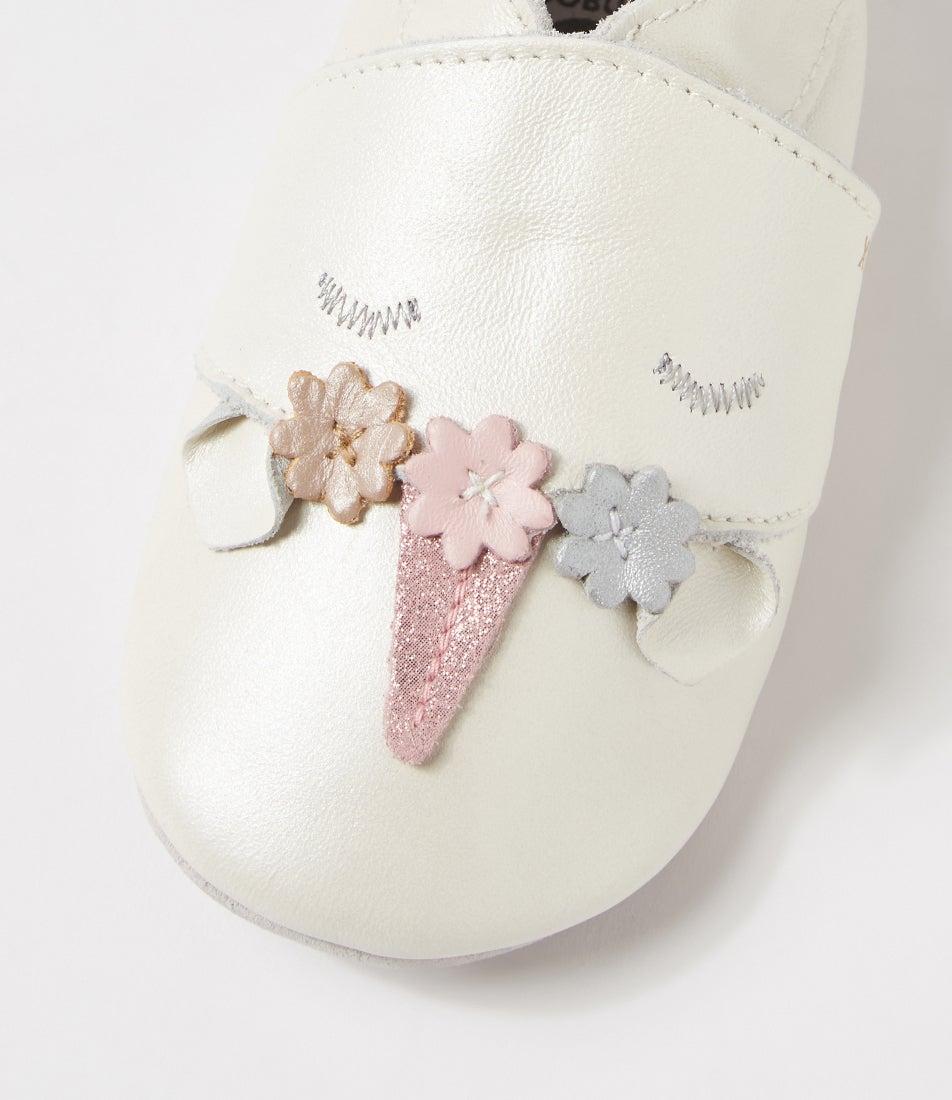 Bobux Ss Dream Infant Pearl Leather Flat Shoes