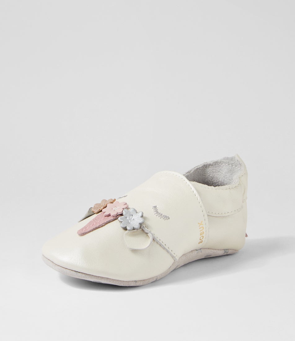 Bobux Ss Dream Infant Pearl Leather Flat Shoes