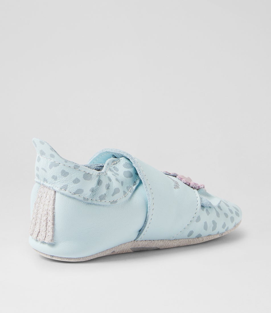 Bobux Ss Dream Infant Sky Leather Flat Shoes
