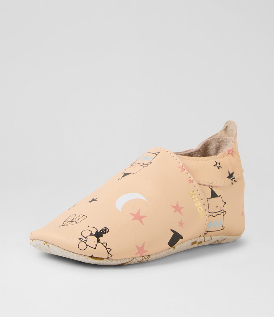 Bobux Ss Gala Infant Linen Leather Flat Shoes