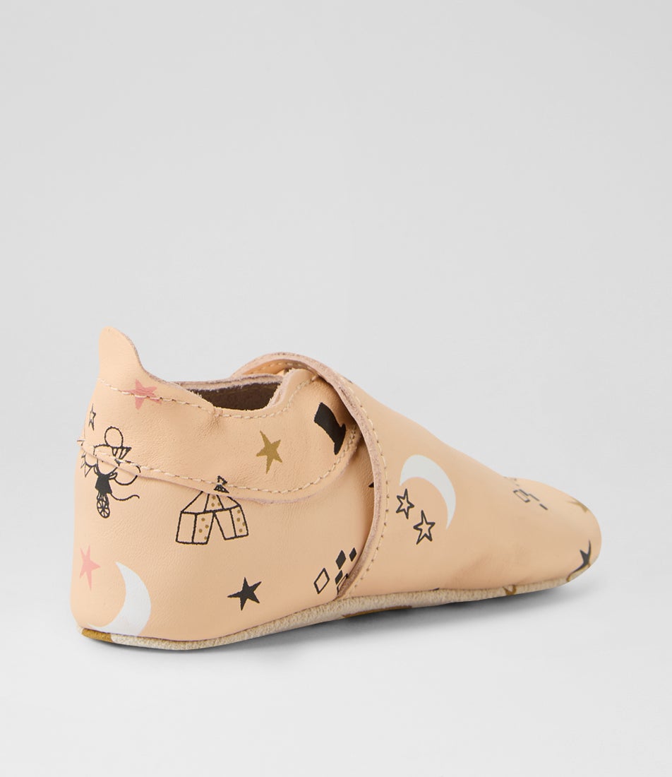 Bobux Ss Gala Infant Linen Leather Flat Shoes