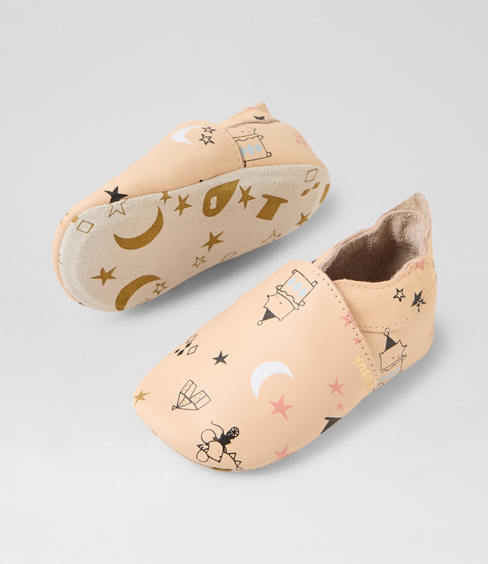 Bobux Ss Gala Infant Linen Leather Flat Shoes