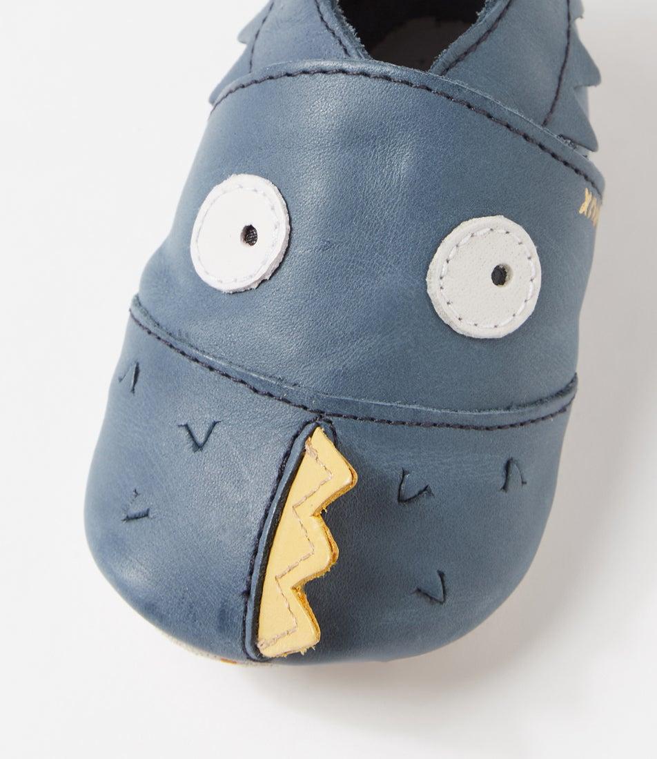Bobux Ss Gruff Infant Navy Leather Flat Shoes
