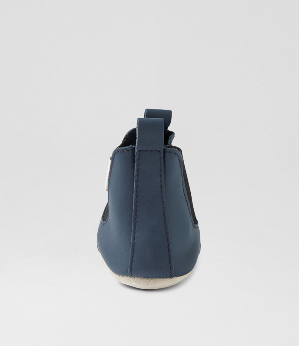 Bobux Ss Jodhpur Infant Navy Leather Ankle Boots