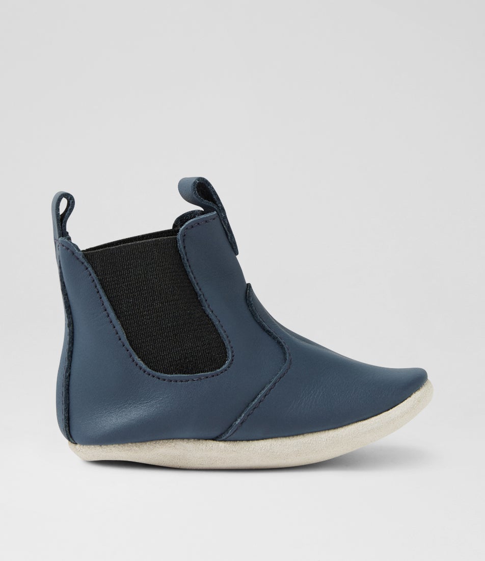 Bobux Ss Jodhpur Infant Navy Leather Ankle Boots