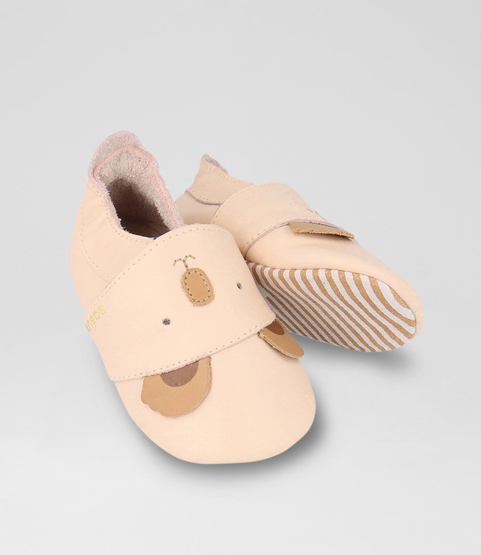 Bobux Ss Koko Infant Oat Leather Flat Shoes