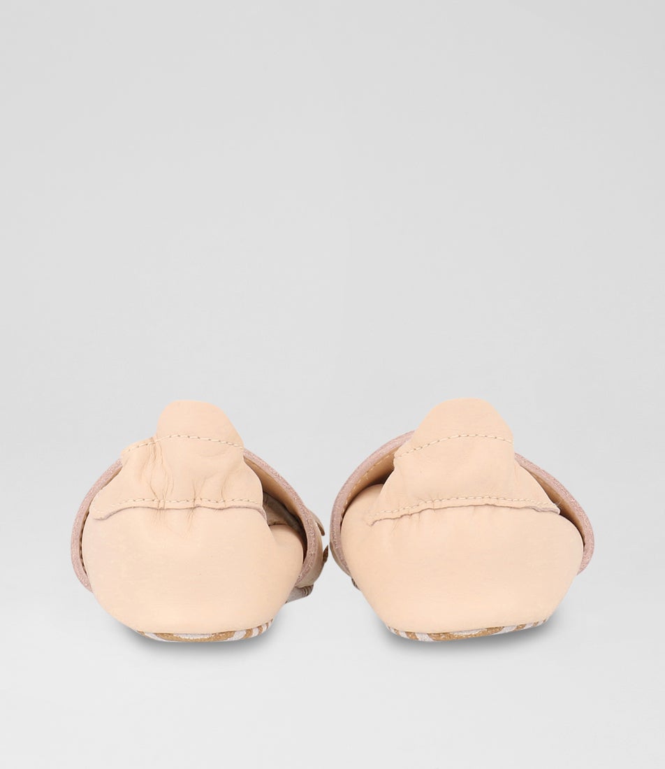 bobux Ss Koko Infant Oat Leather Flat Shoes