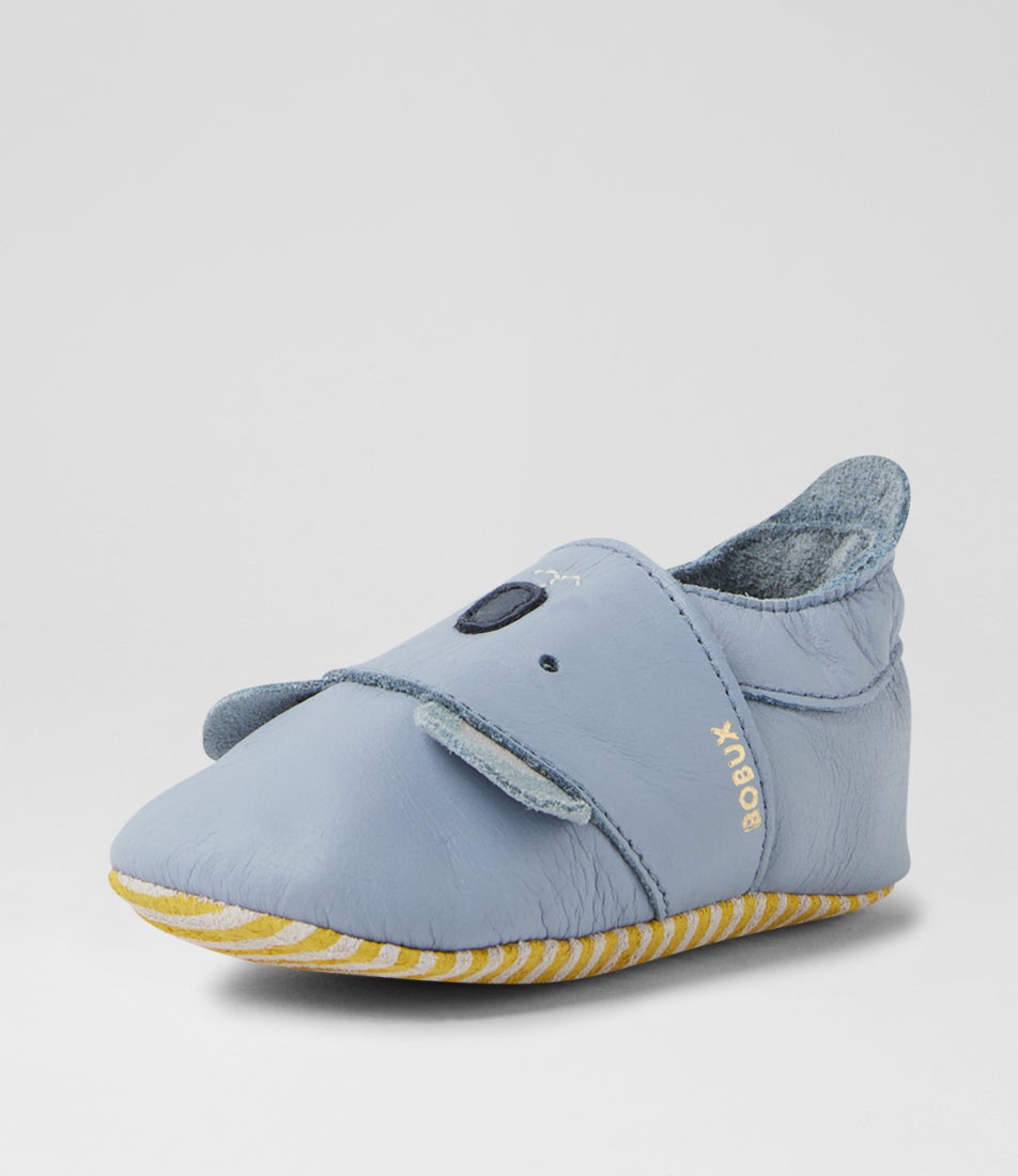 Bobux Ss Koko Infant Slate Leather Flat Shoes
