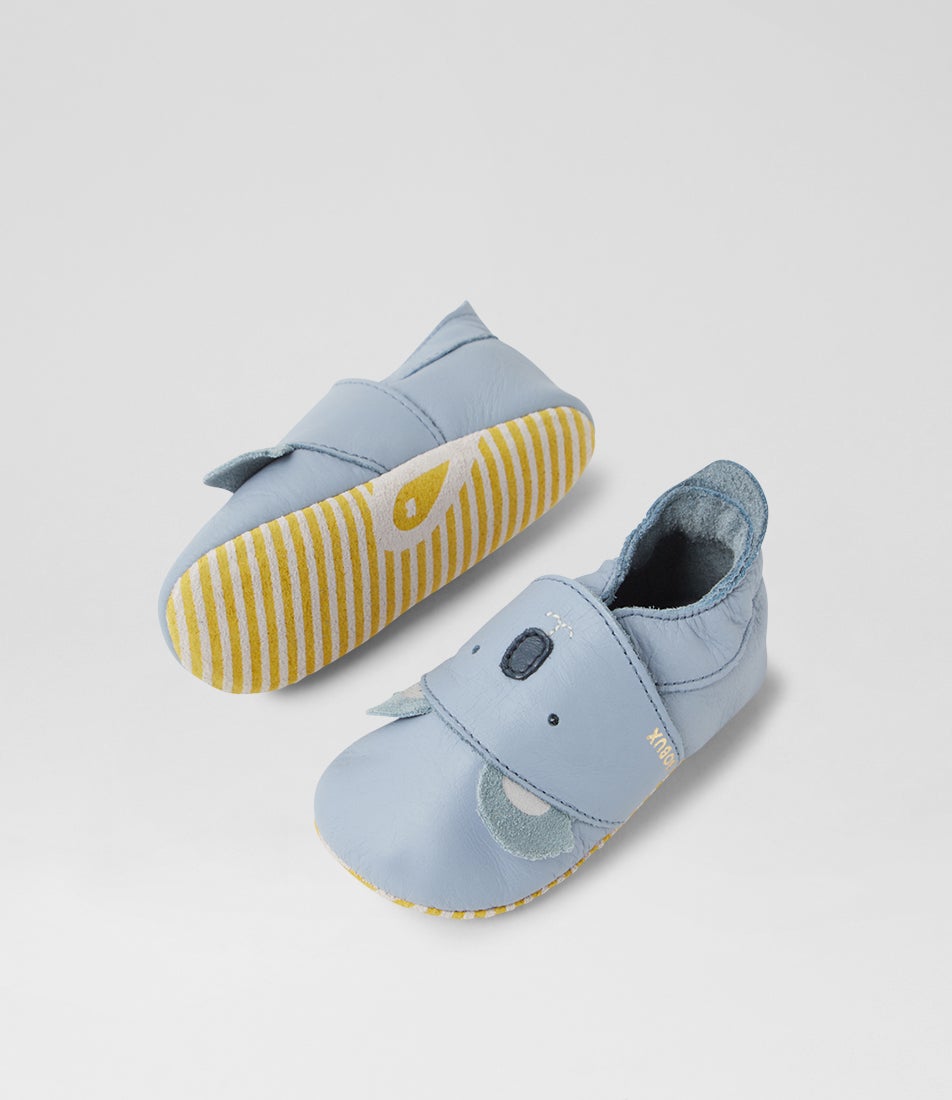 Bobux Ss Koko Infant Slate Leather Flat Shoes