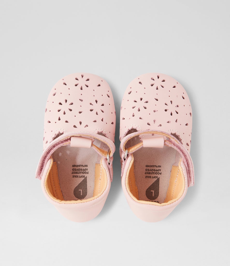 bobux Ss Lacey Infant Blossom Leather Flat Shoes