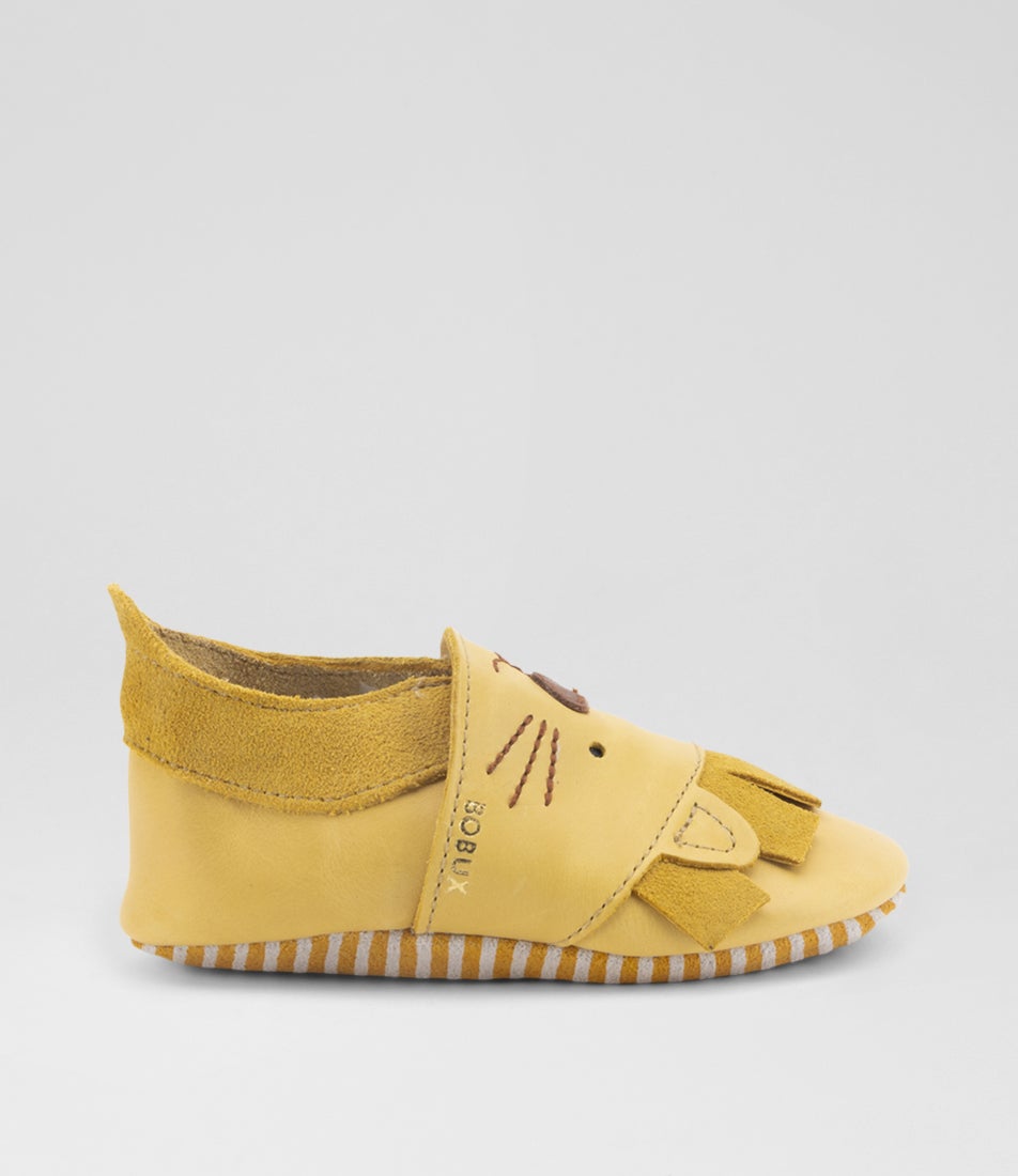 Bobux Ss Leo Infant Maple Leather Flat Shoes