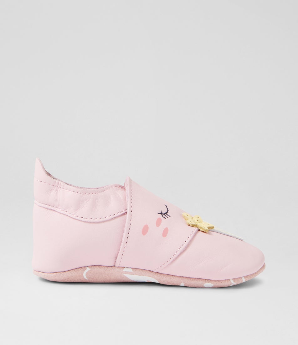 Bobux Ss Narwhal Parfait Pink Leather Flat Shoes