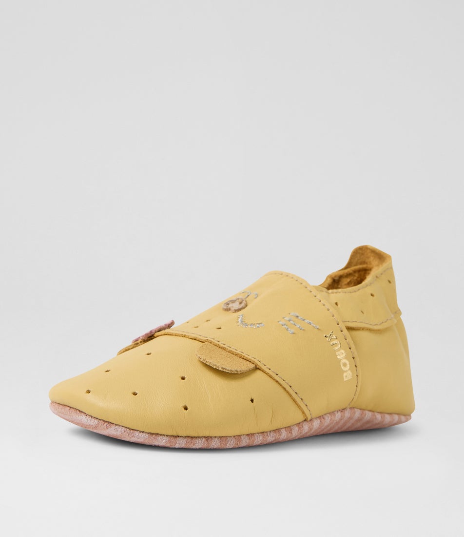 Bobux Ss Pounce Infant Maple Leather Flat Shoes