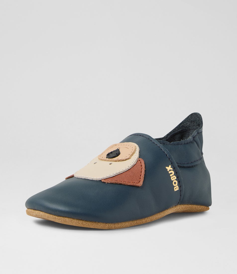 Bobux Ss Puppy Infant Navy Leather Flat Shoes