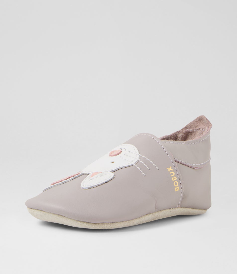 Bobux Ss Rabbit Infant Lilac Leather Flat Shoes