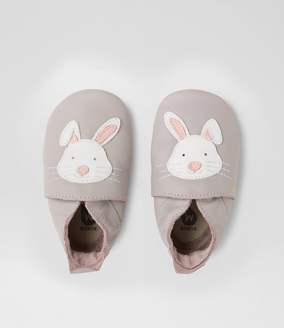 bobux Ss Rabbit Infant Lilac Leather Flat Shoes