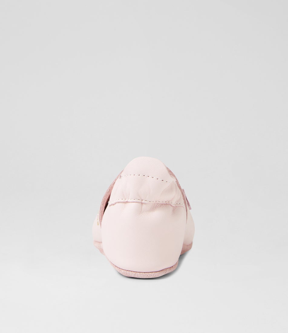 Bobux Ss Seahorse Heavenly Pink Leather Flat Shoes